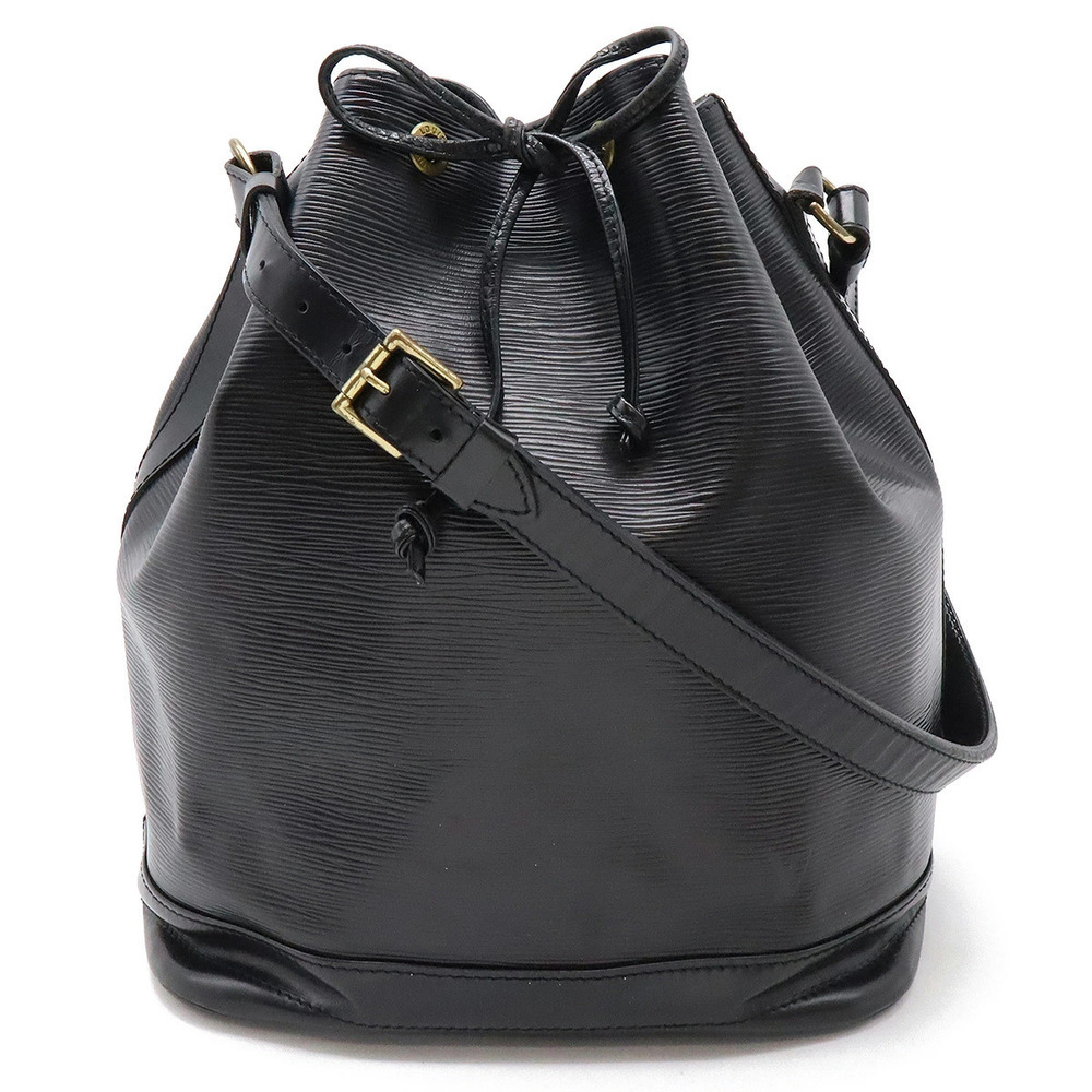 LOUIS VUITTON Epi Noe Shoulder Bag Hobo Leather Noir Black